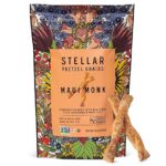 Stellar Snacks Pretzel Braids, Maui Monk, 12 OZ Large Bag – Vegan, Kosher, Non-GMO Rods, Twists, Sticks